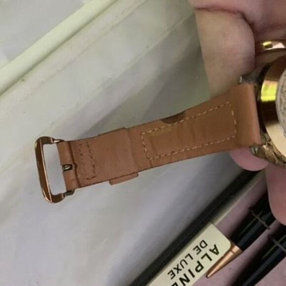 Alpine De Luxe Alpine USA Pencil Perma Matic Pen Geneva Jeweled Swiss Watch - Picture 9 of 14